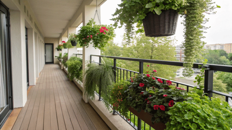 hanging planter ideas for balcony