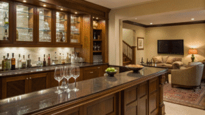 19+ Ways to Blend a Home Bar Seamlessly Into Living Spaces