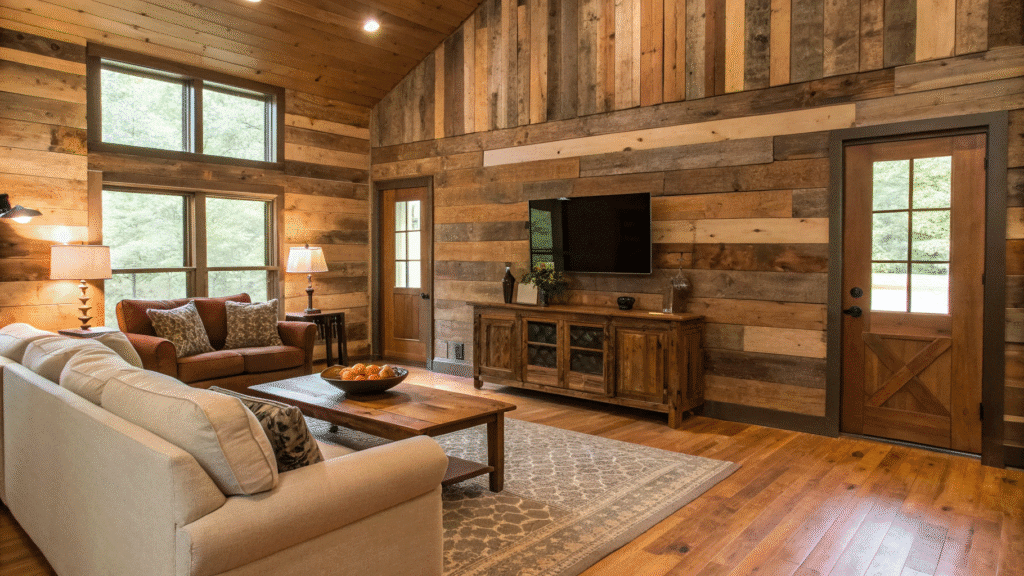 home makeover ideas using reclaimed wood