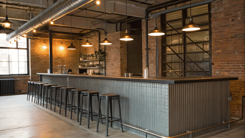 industrial home bar ideas