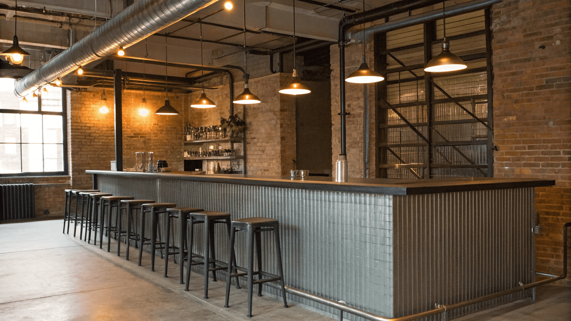 13+ Industrial Home Bar Ideas with a Cozy Edge