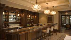 13+ Lighting Ideas That Make Your Home Bar Shine