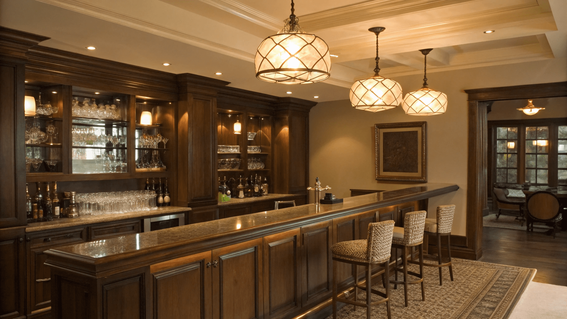 13+ Lighting Ideas That Make Your Home Bar Shine