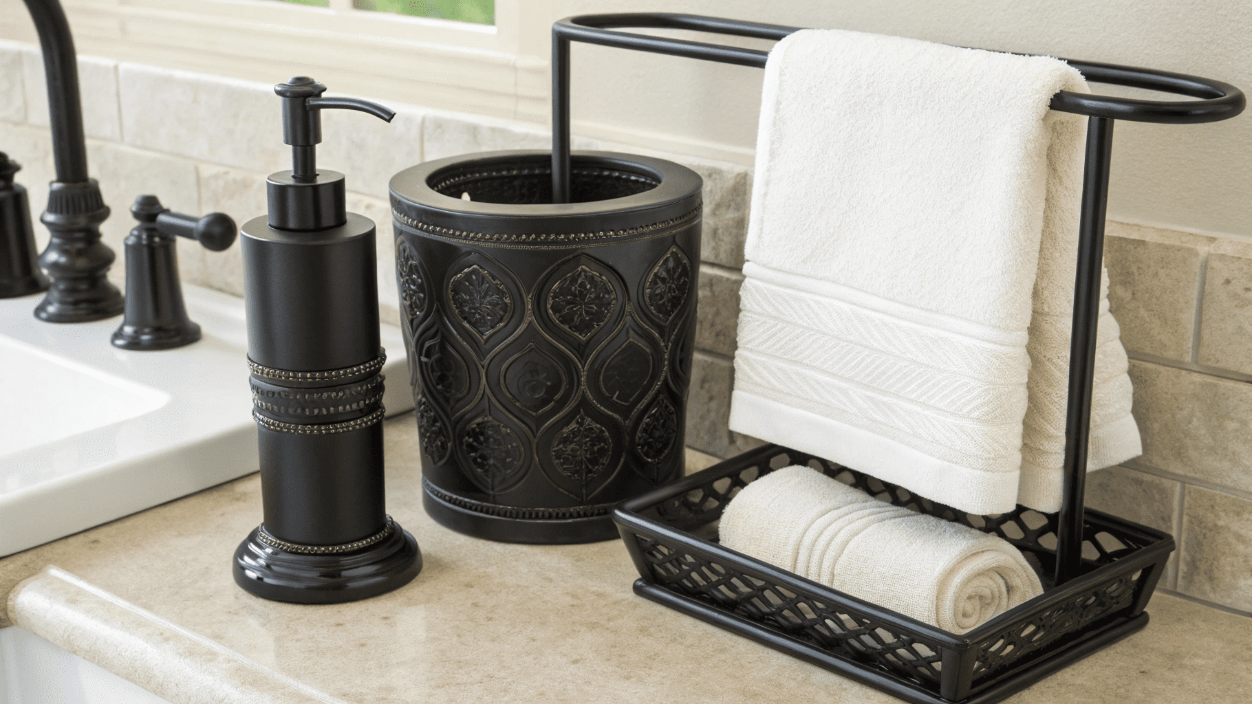11+ Matte Black Bathroom Accents That Feel Cool and Modern