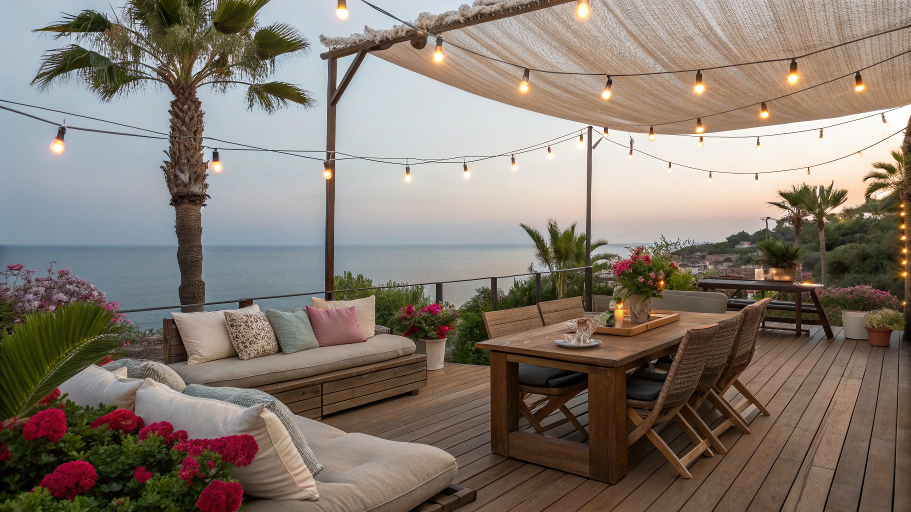 18+ Mediterranean Deck Inspirations for Laid-Back Evenings