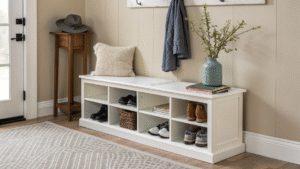 16+ Minimalist Entryway Bench Ideas for Functional Decor