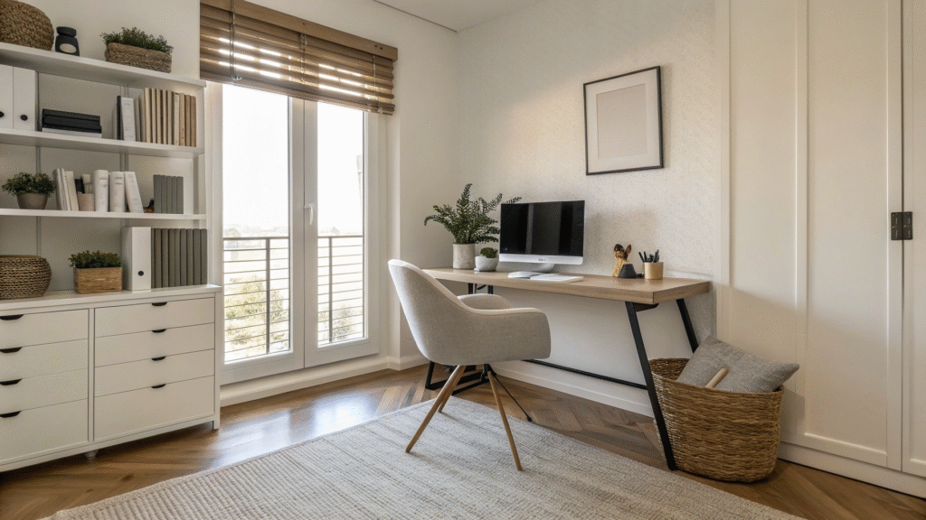 minimalist home office