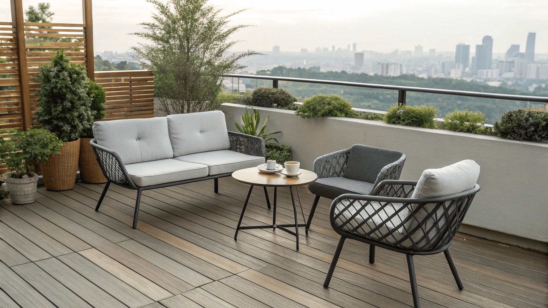 17+ Modern Balcony Furniture Ideas for Small Spaces