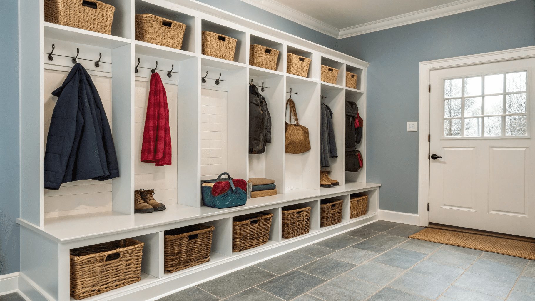 14+ Mudroom Organization Ideas for Busy Homes