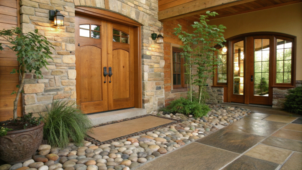 natural texture entryway designs that bring the o 1