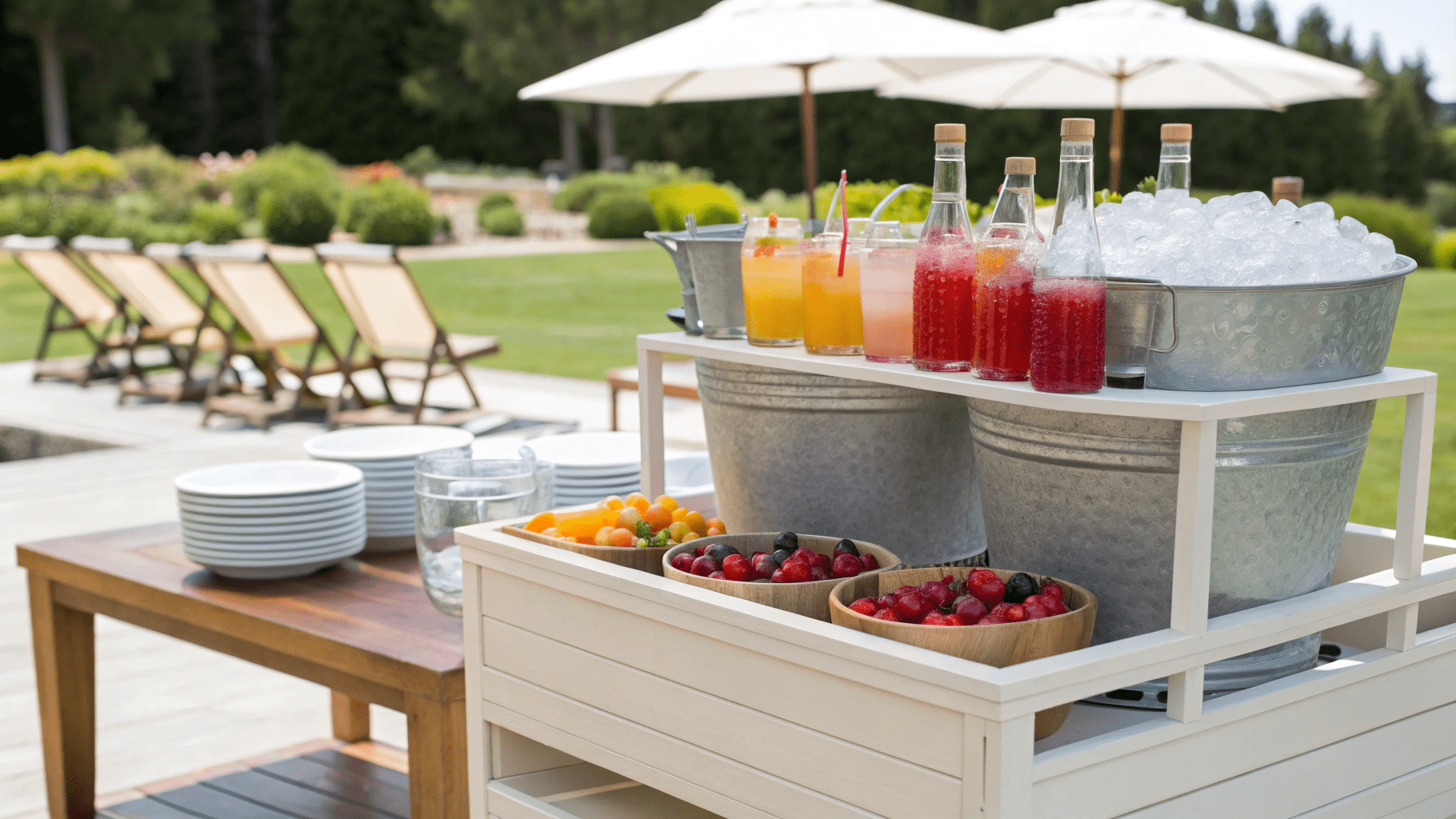 15+ Outdoor Bar Cart Styling Ideas for Summer Parties