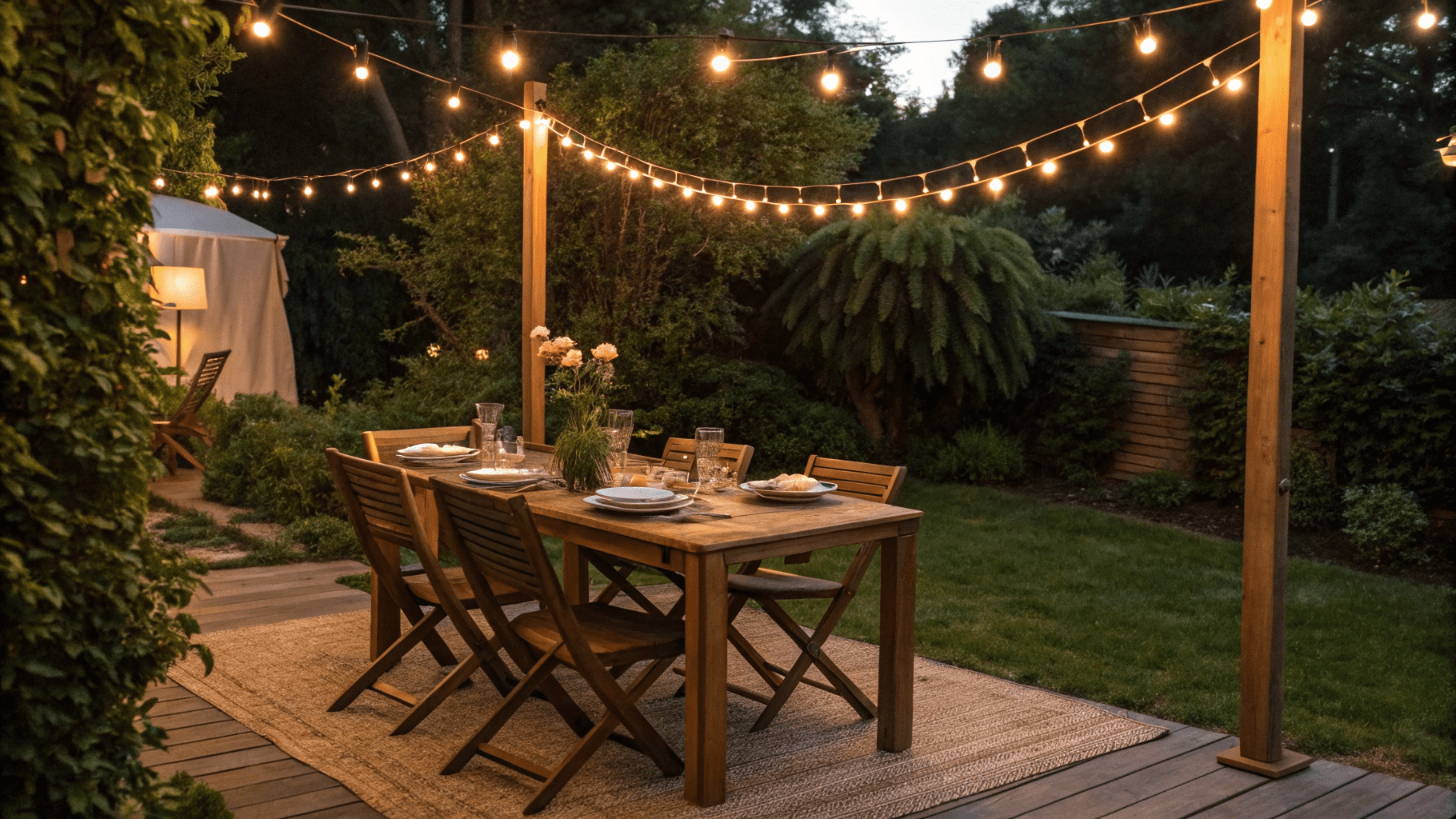 17+ Outdoor Dining Setup Ideas for Summer Nights
