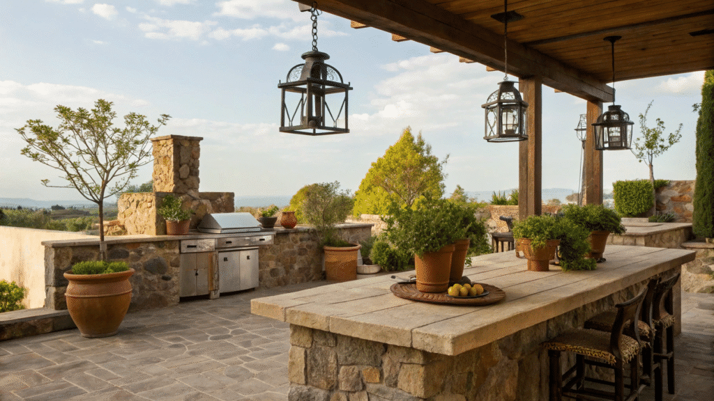 outdoor kitchen decor ideas