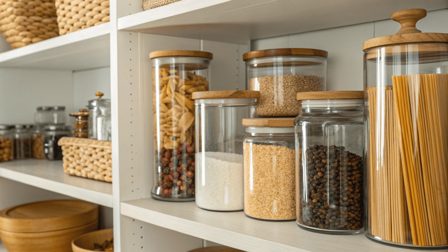 18+ Pantry Container Ideas for Aesthetic Kitchens