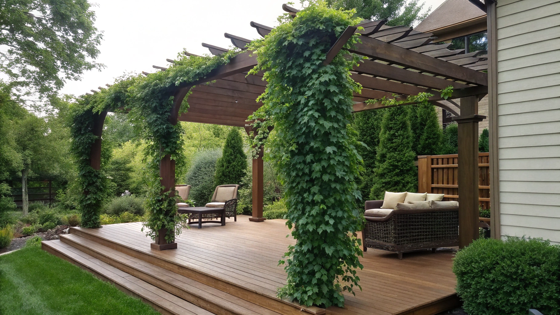 15+ Pergola and Canopy Deck Ideas for Shade and Style