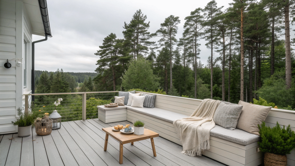 scandinavian deck inspirations for calm outdoor mo