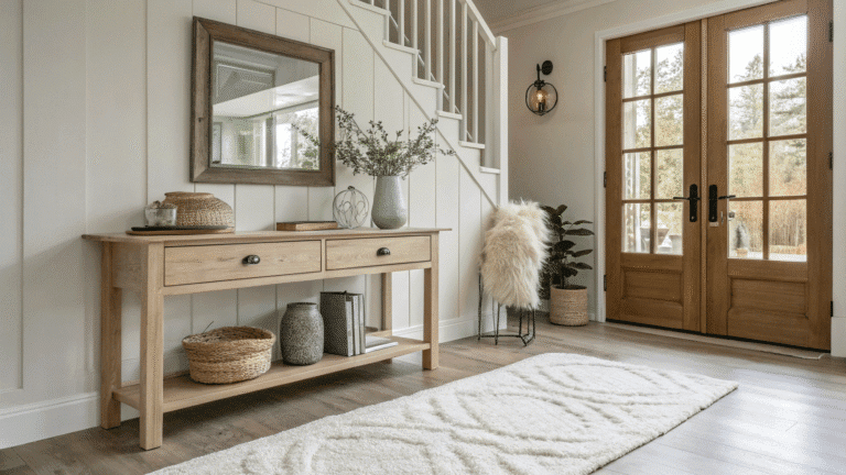 scandinavian entryway ideas for calm first impress