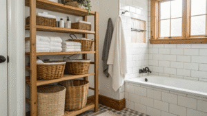 14+ Small Bathroom Storage Ideas Using Simple DIYs