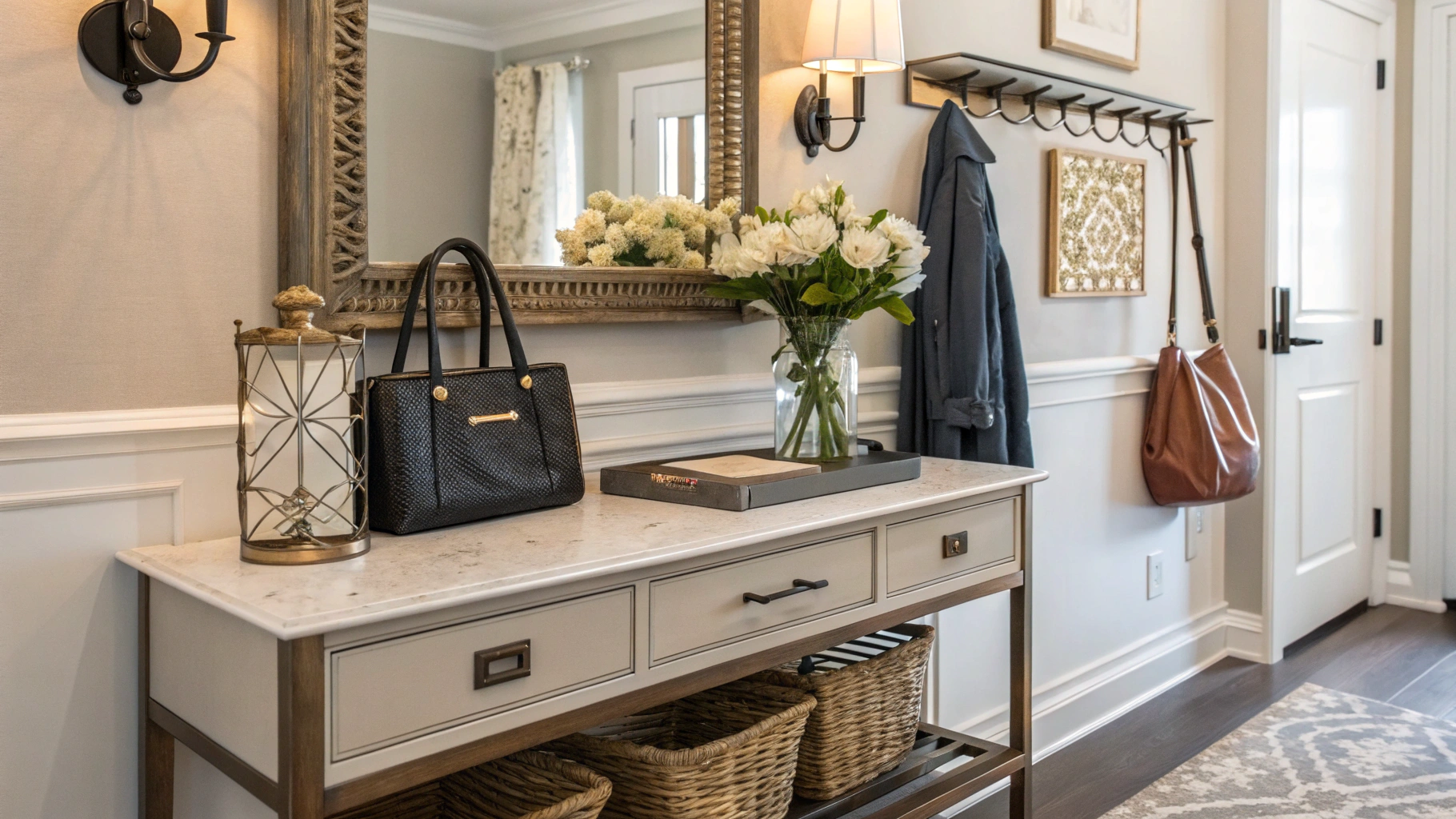 17+ Small Entryway Storage Hacks That Look Chic
