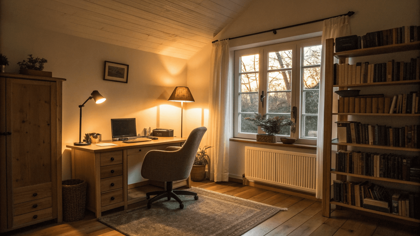 14+ Small Home Office Lighting Ideas That Work