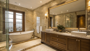 12+ Stone and Marble Bathroom Inspirations That Always Impress