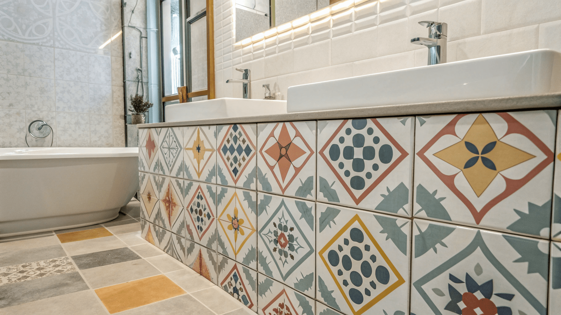 15+ Trending Tile Patterns for Your Next Bathroom Remodel