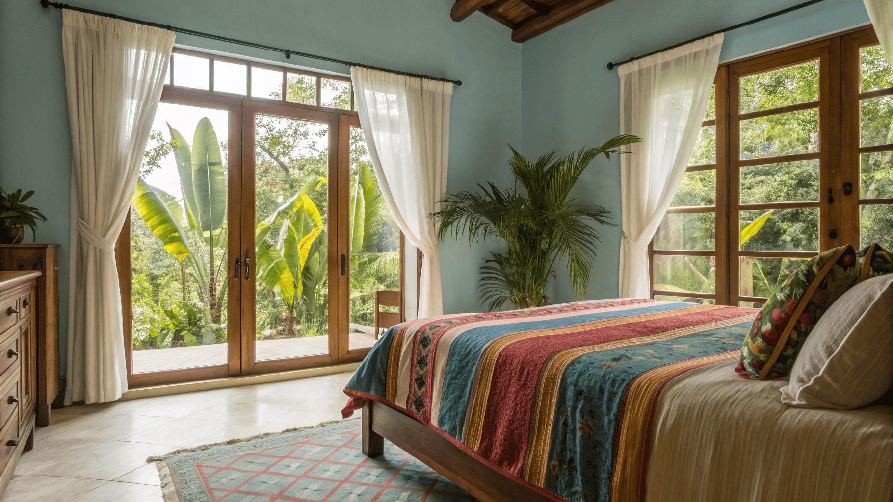 19+ Tropical Bedroom Ideas to Brighten Your Space