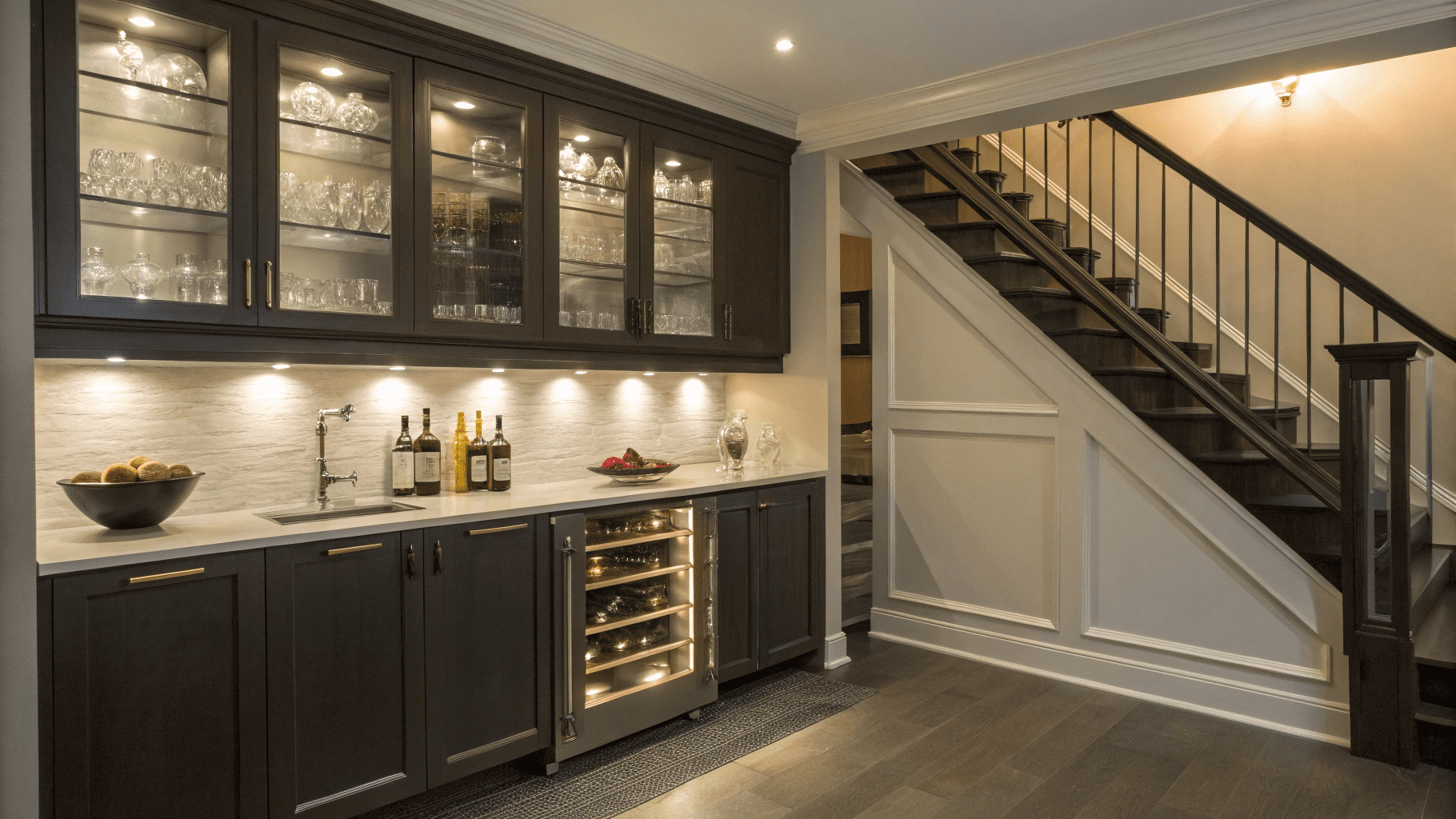 12+ Compact Under-Stair Bar Ideas That Surprise Guests