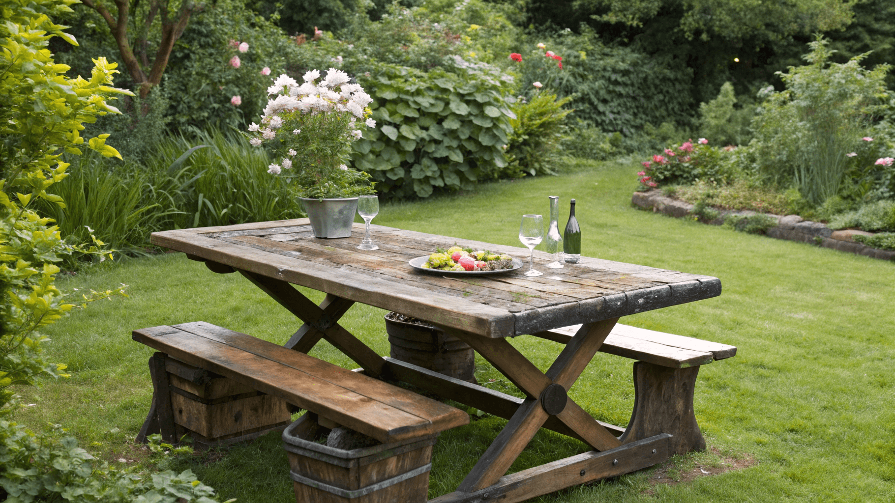 19+ Unique Outdoor Table Ideas for Entertaining