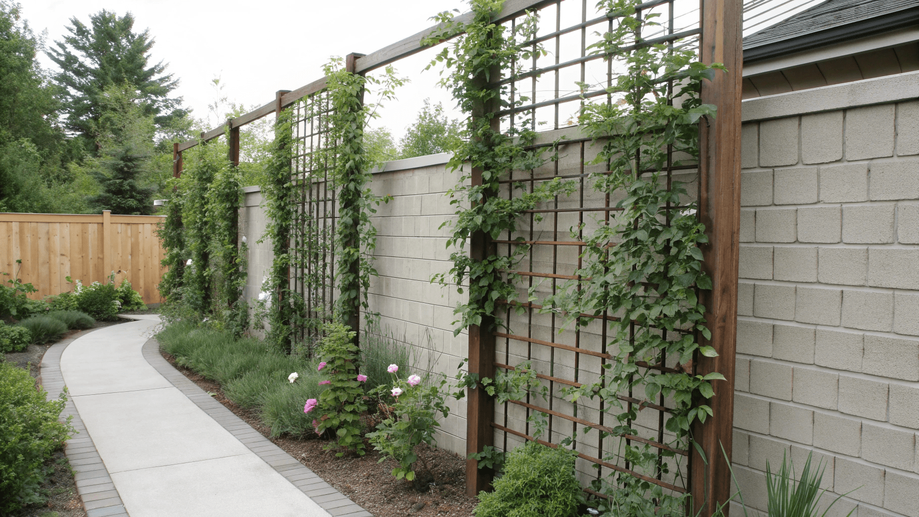 12+ Vertical Trellis Ideas for Privacy & Greenery