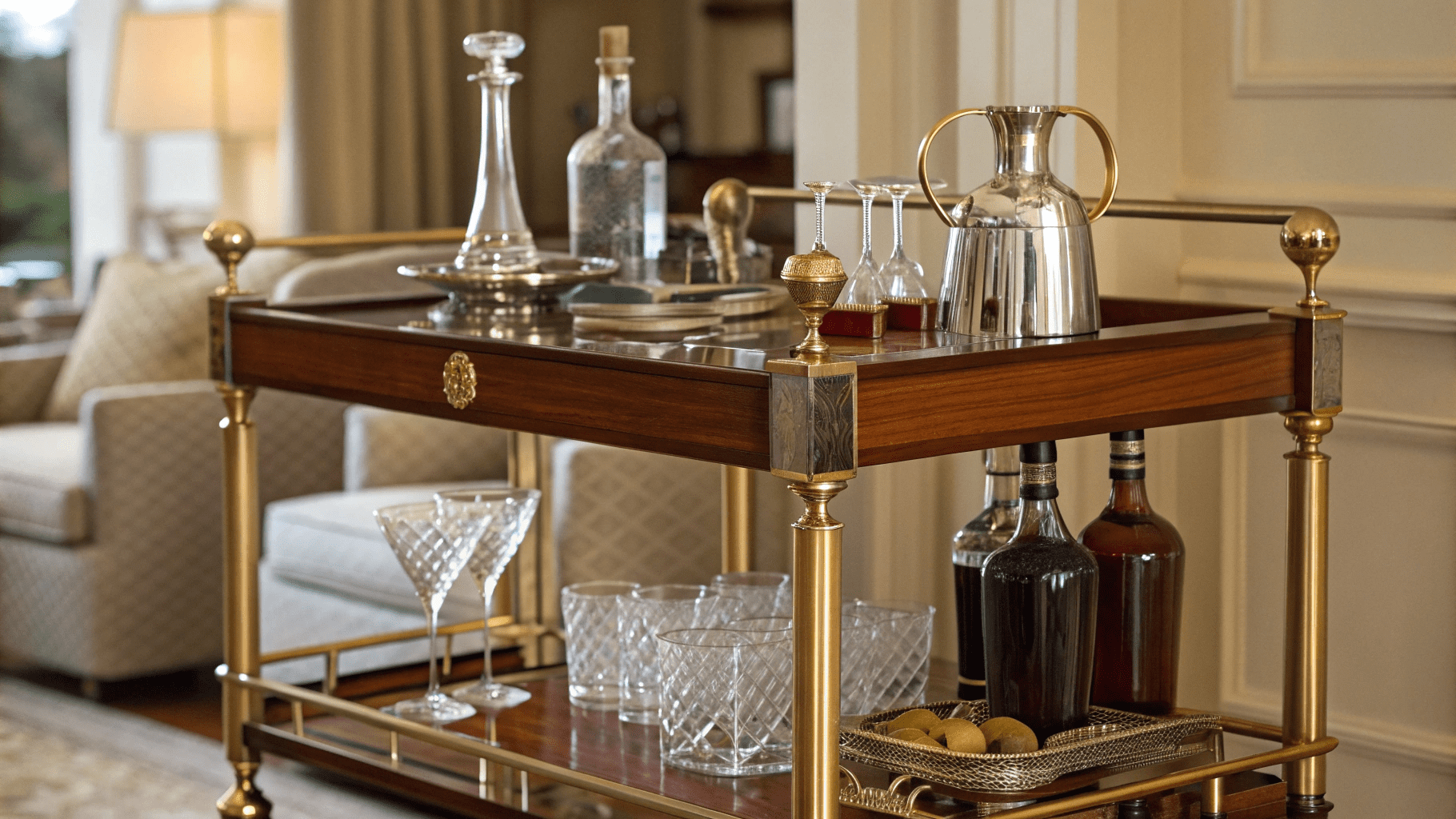 16+ Vintage-Inspired Bar Cart Ideas That Steal the Spotlight