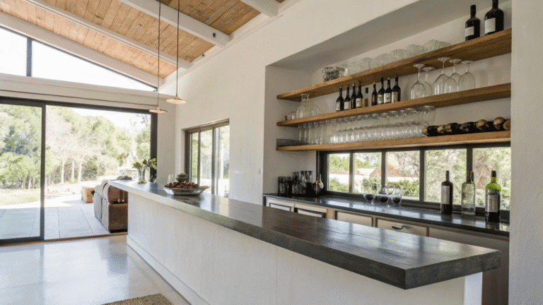 wall mounted bar ideas