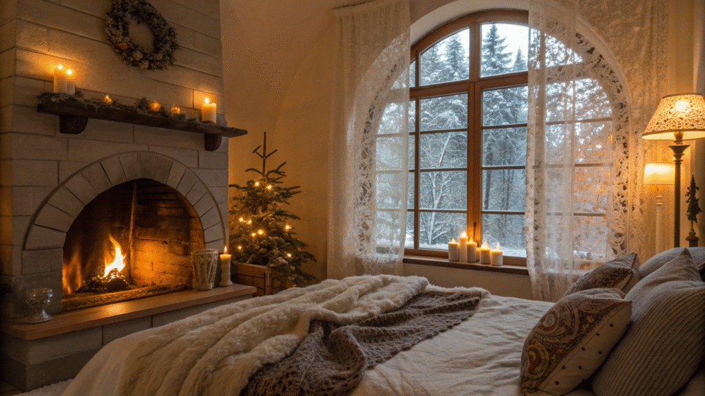winter bedroom decor ideas