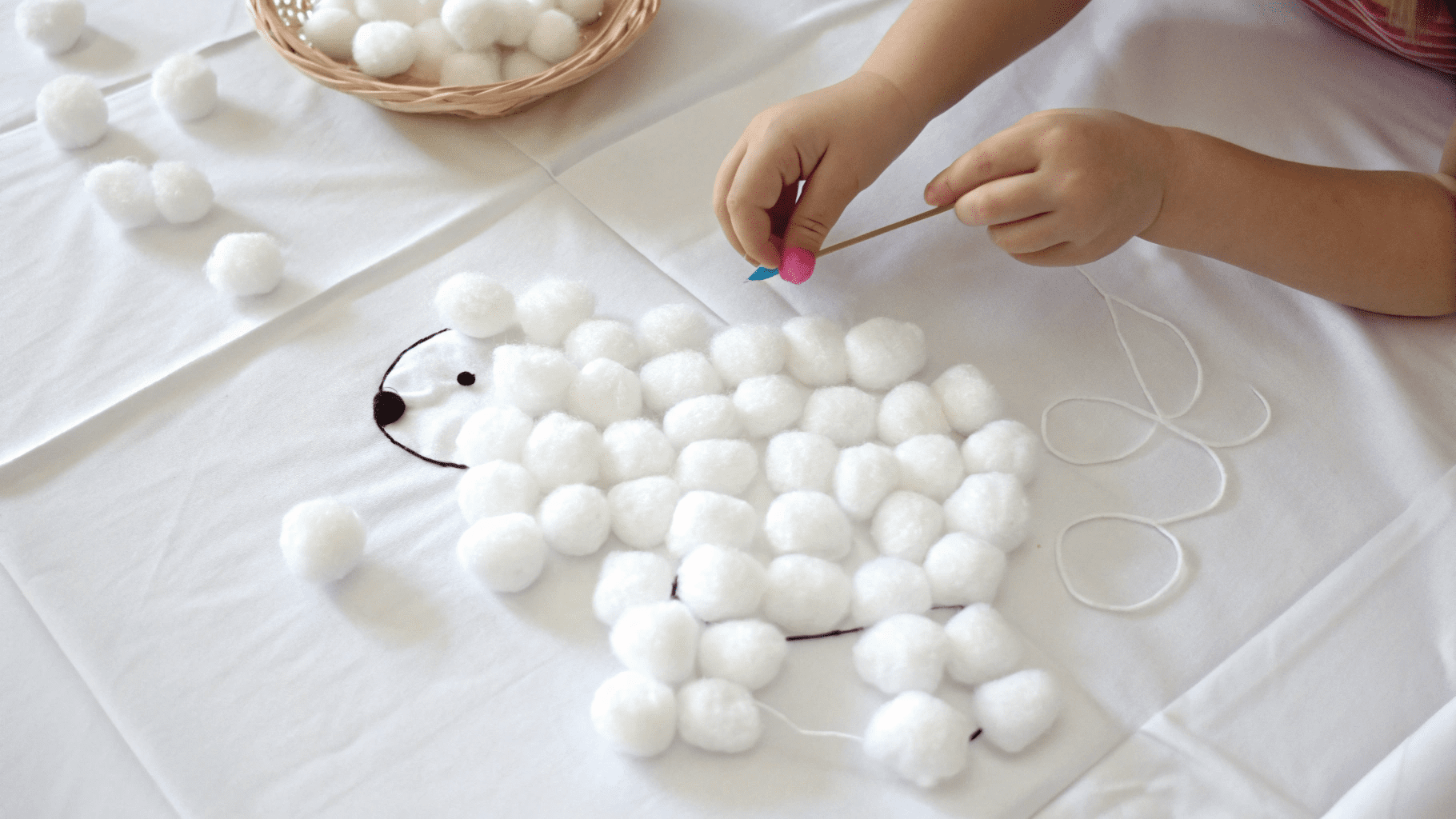 20+ Easy Cotton Ball Crafts for Kids