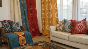 16+ Adire Fabric Decor Ideas That Feel Fresh and Contemporary