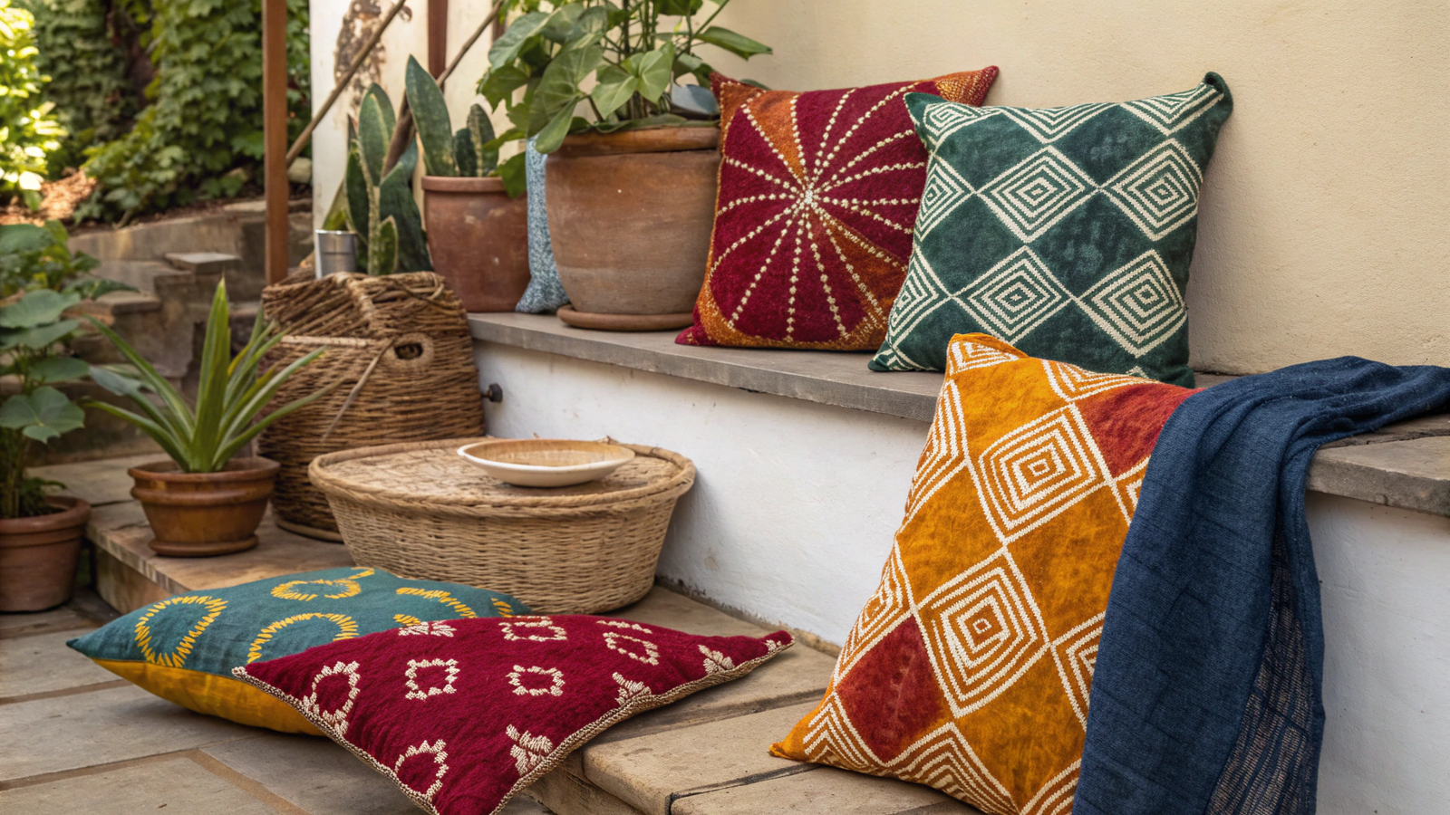 17+ Adire Fabric Styling Ideas for Cushions, Walls, and Upholstery