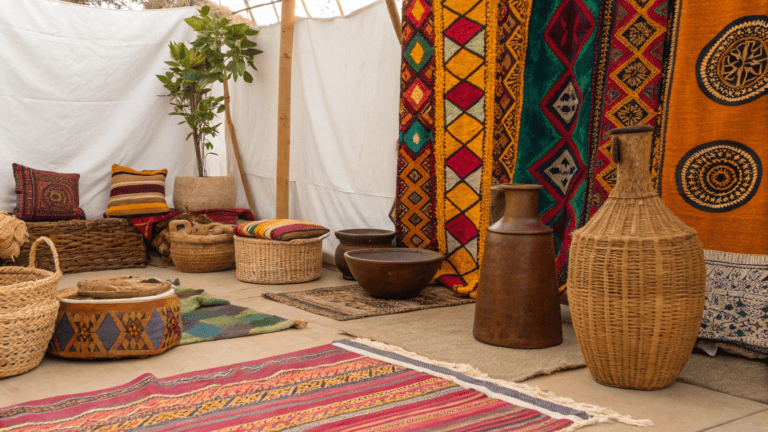 affordable afrobohemian decor