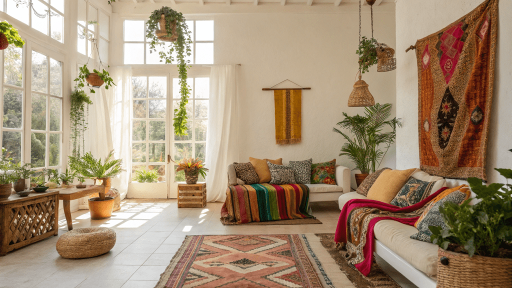 afrobohemian homes that still feel light and airy
