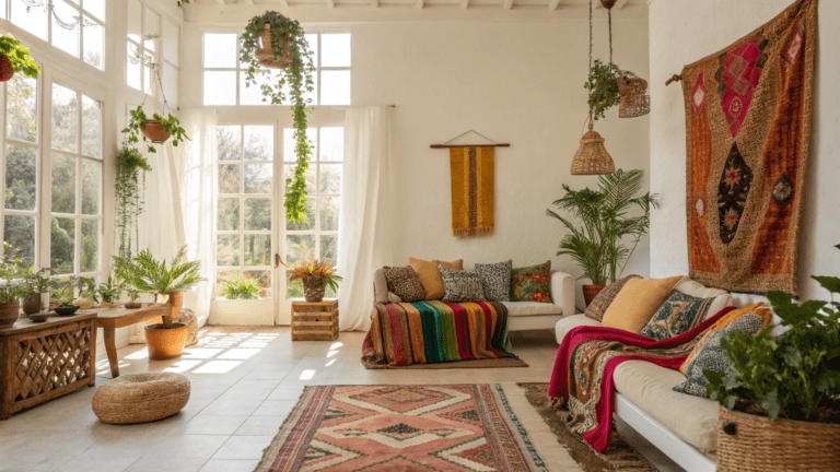 afrobohemian homes that still feel light and airy