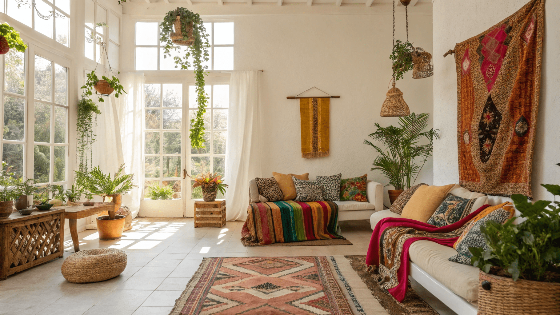 14+ Afrobohemian Homes That Still Feel Light and Airy