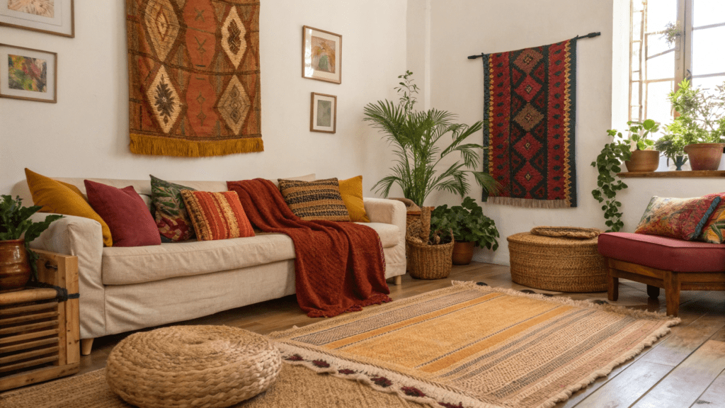 16+ Afrobohemian Living Room Layouts That Feel Effortless