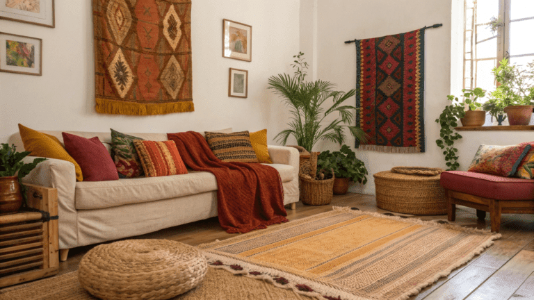 afrobohemian living room layouts that feel effortl