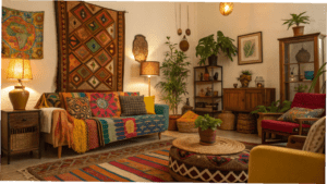17+ Afrobohemian Rooms Where Art Does the Heavy Lifting