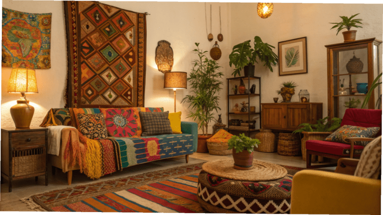 afrobohemian living rooms