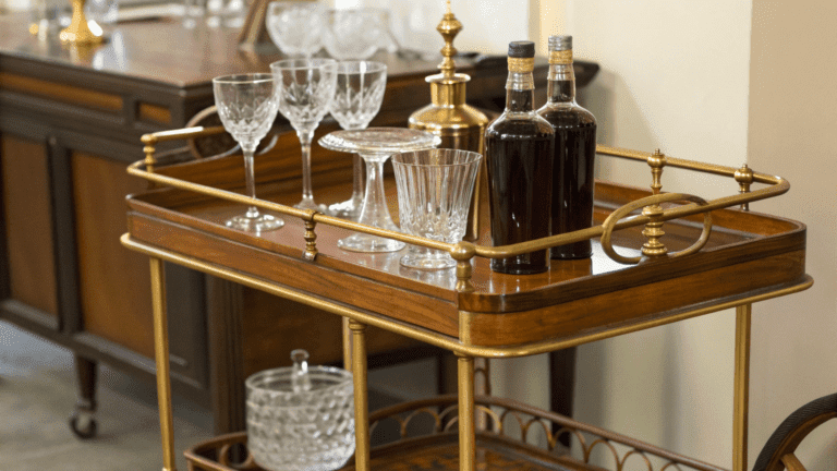 antique bar cart trends