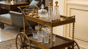 15+ Antique Bar Carts That Instantly Elevate Entertaining Spaces