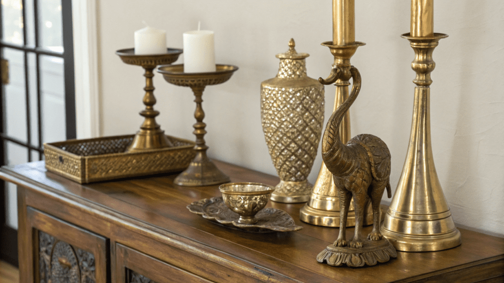 brass decor pieces that instantly add luxury