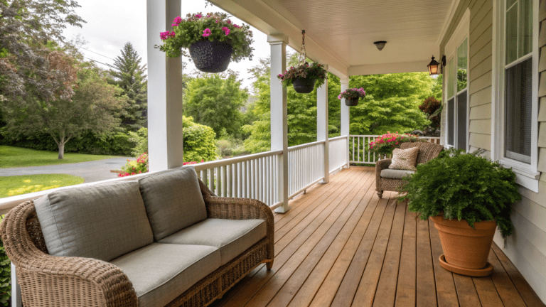 front porch layout remodel ideas
