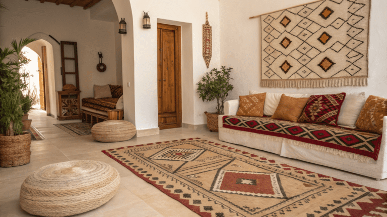 homes using berber motifs without going full boho