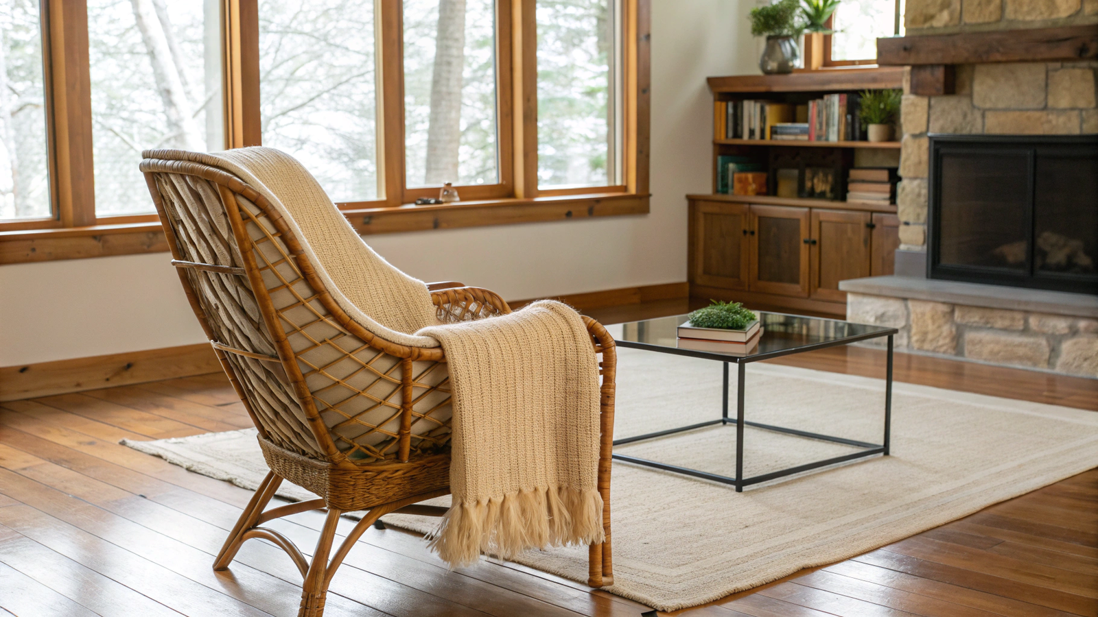 15+ Homes Where a Rattan Accent Chair Steals the Show